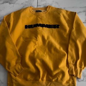 Men's Yellow Crewneck Sweatshirt